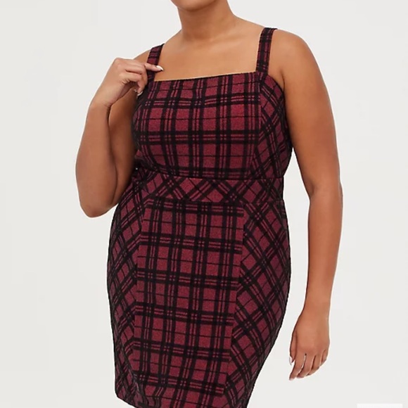 Double Knit Pinafore Plaid - Picture 2 of 7